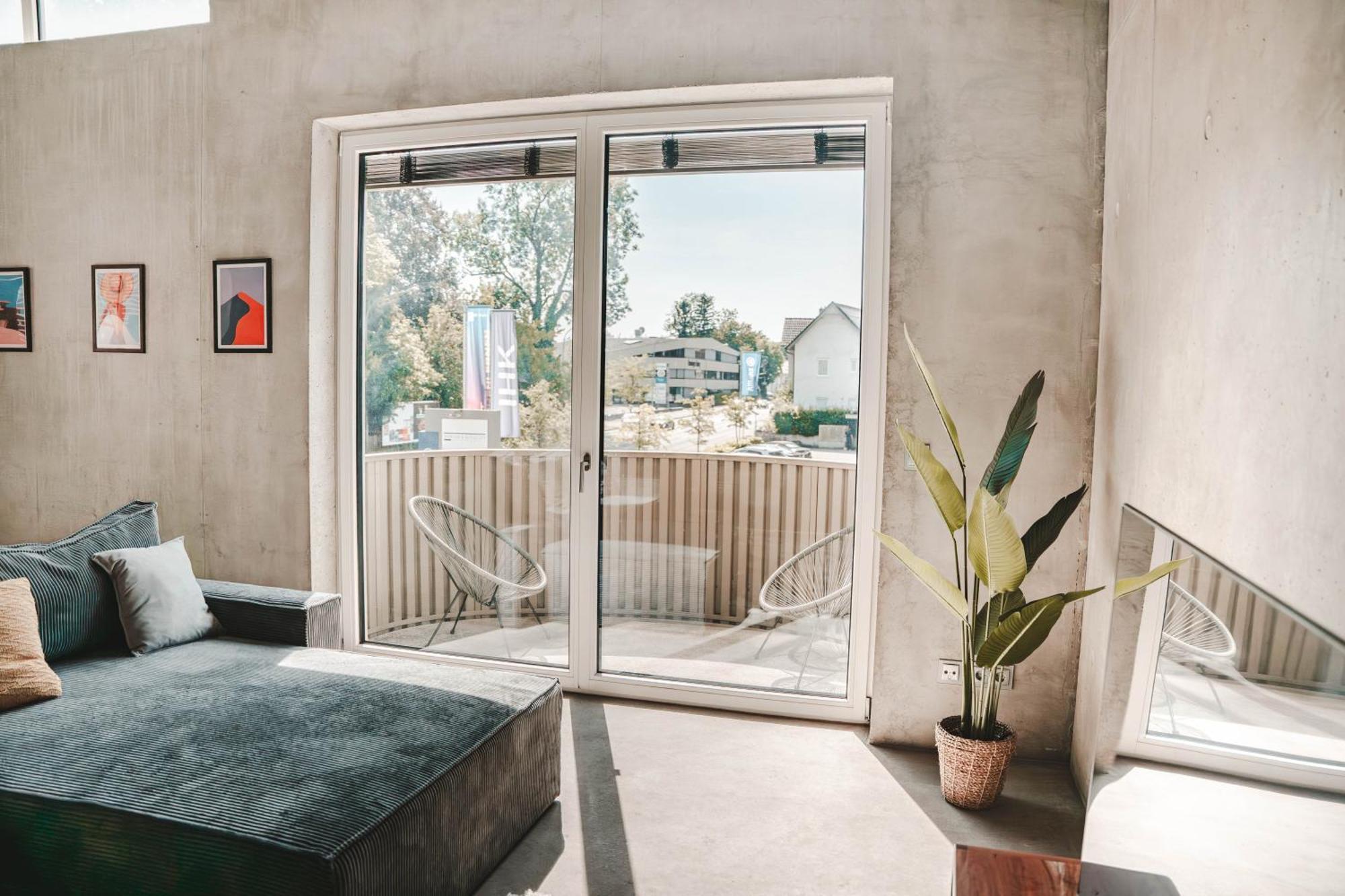 Apartmán Sunset Club - Loft - 155 M2 Sichtbeton - Zentral Memmingen Exteriér fotografie
