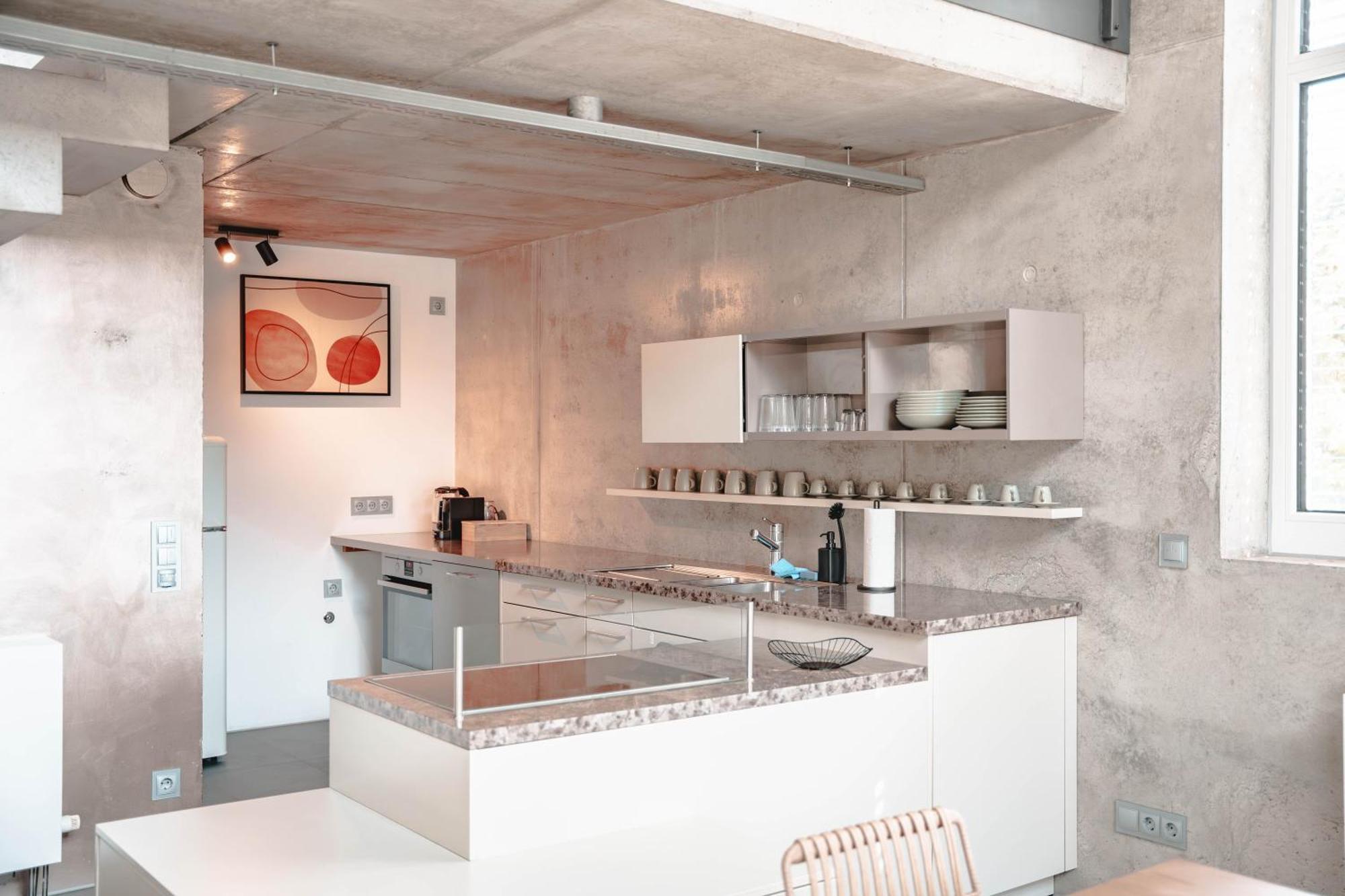Apartmán Sunset Club - Loft - 155 M2 Sichtbeton - Zentral Memmingen Exteriér fotografie