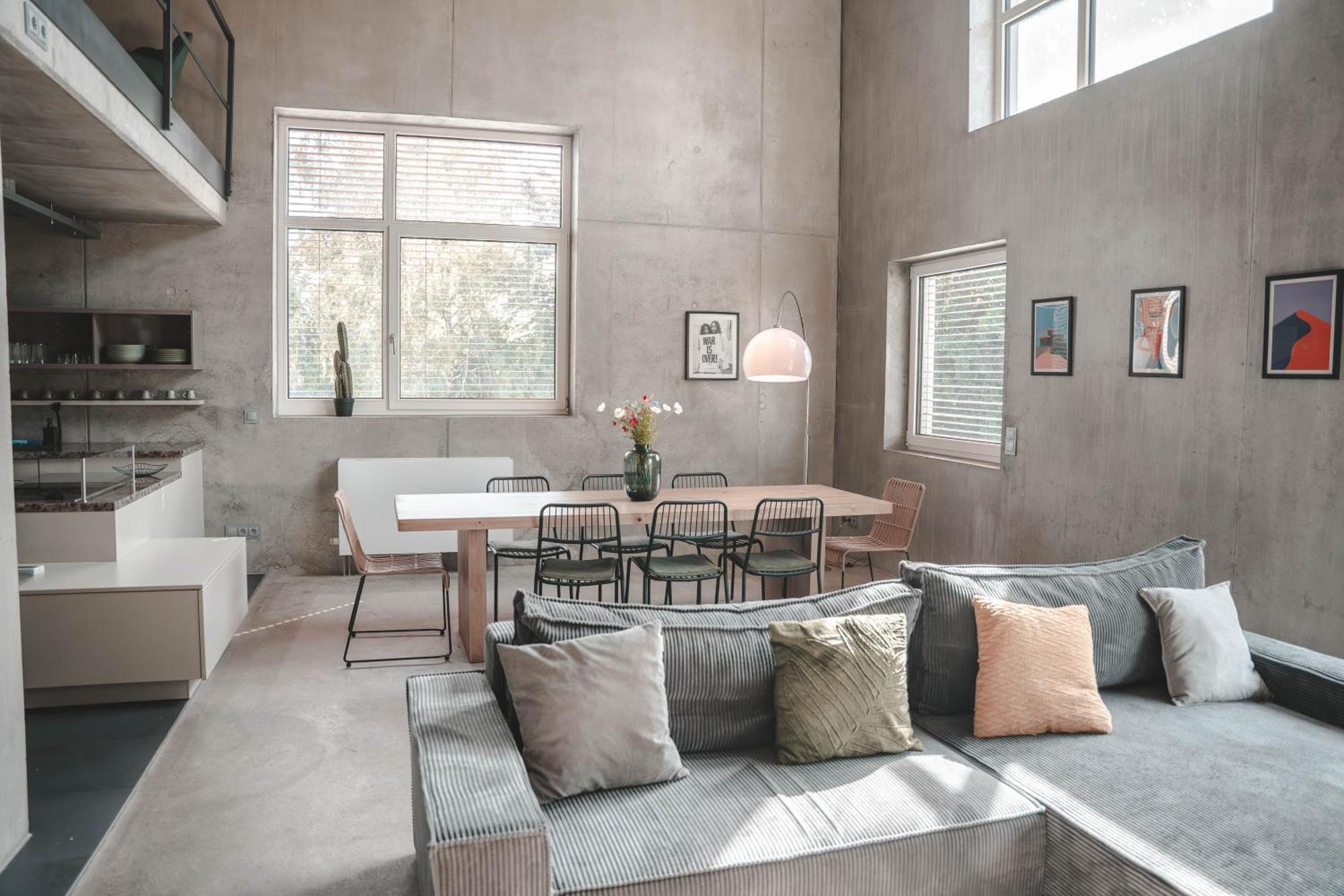 Apartmán Sunset Club - Loft - 155 M2 Sichtbeton - Zentral Memmingen Exteriér fotografie